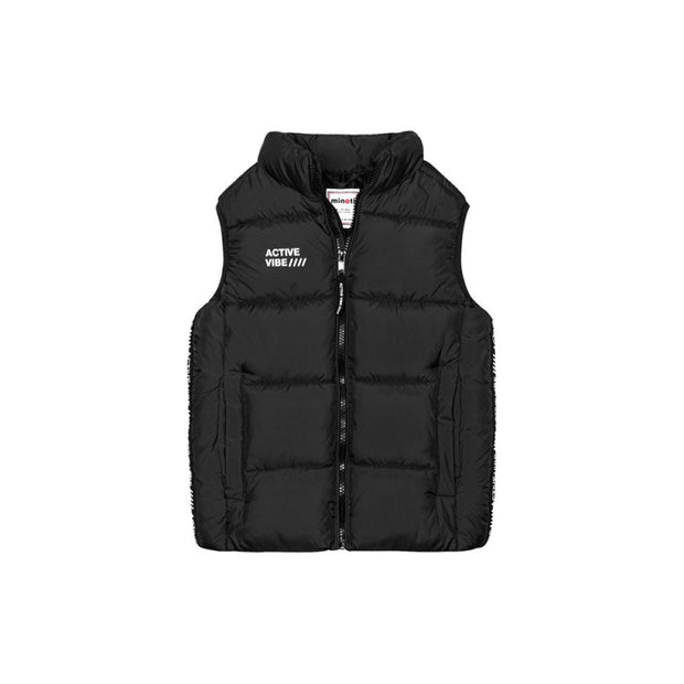 11GILET 12T: Black Puffa Gilet (8-14 Years)