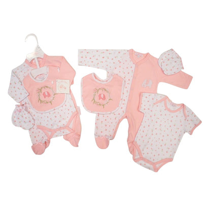 Babies Elephant Motif 4pc Set NB-6M