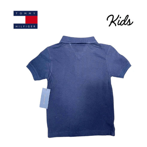 KIDS Tommy Hilfiger Polo Shirt Navy Blue UNISEX |