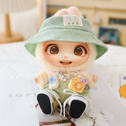 5PCS-Set Cute Hat Shoes Doll Clothes Outfit Set For LABUBU 15CM-17CM Doll, Adorable Dress Up Accessories For Doll - Dolls Not Included