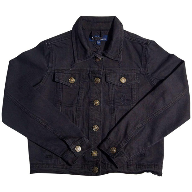 Kids Buttoned Denim Jacket (2-12Y)