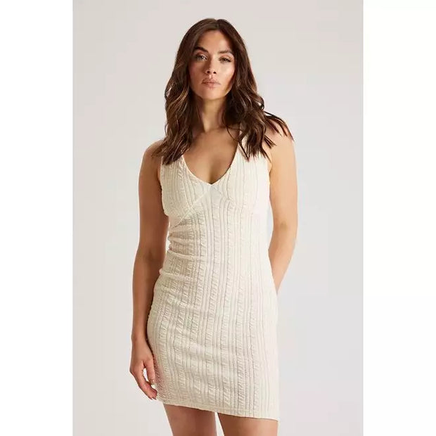 Laundered Rib Mini Dress - Beyond paradise