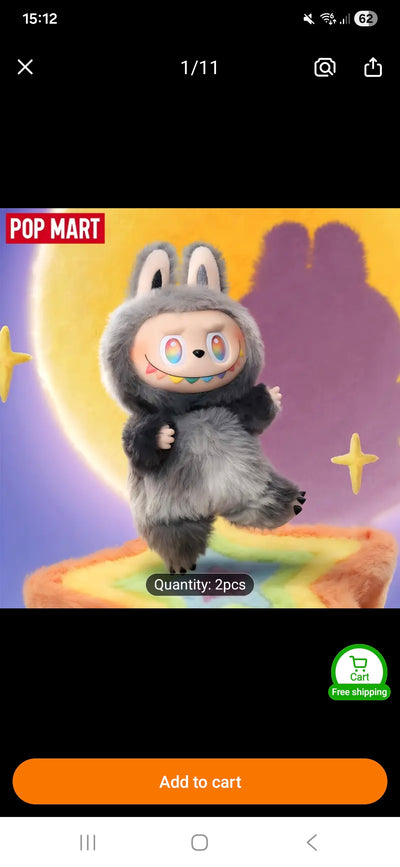 2pcs Officially licensed official version of the Frontline High Energy Series 3rd Generation LABUBU 3.0 rubber face plush hanging toy gift set. Labubu premium doll [100%Brand new genuine product]Official after-Dealership service guarantee. The top