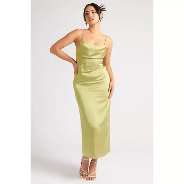 Belle Corset Midi Dress - Beyond paradise