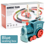 Domino Train Toys Baby Toys Car Puzzle Automatic Release Licensing Electric Building Blocks Train Toy