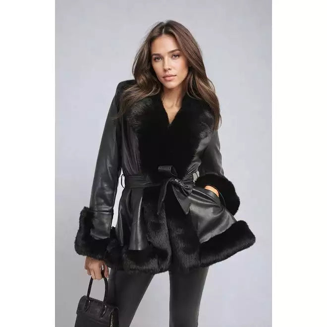 Fur Trim Winter Jacket