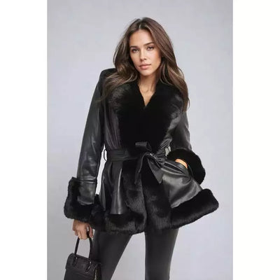 Fur Trim Winter Jacket - Beyond paradise