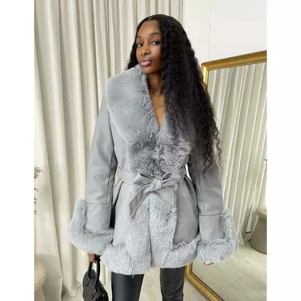 Fur Trim Winter Jacket - Beyond paradise