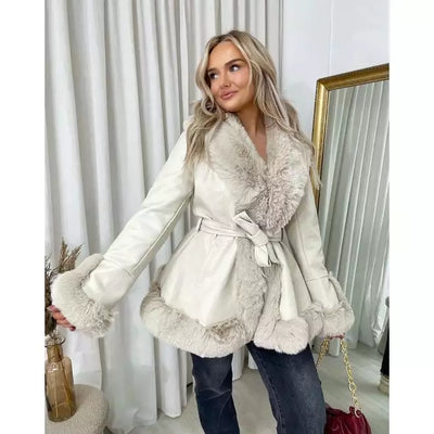 Fur Trim Winter Jacket - Beyond paradise