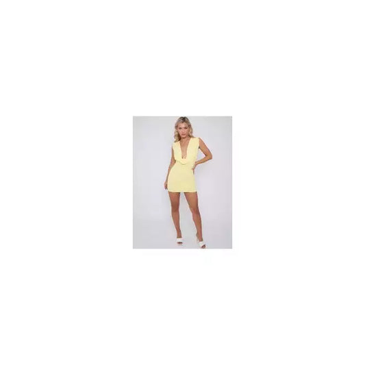 Sleeveless Cowl Neck Dress