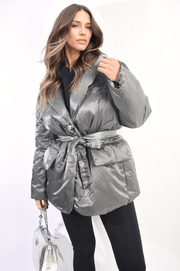 Oversized Belted Jacket - Beyond paradise