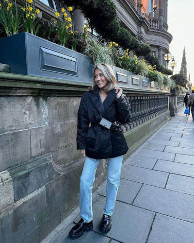 Oversized Belted Jacket - Beyond paradise